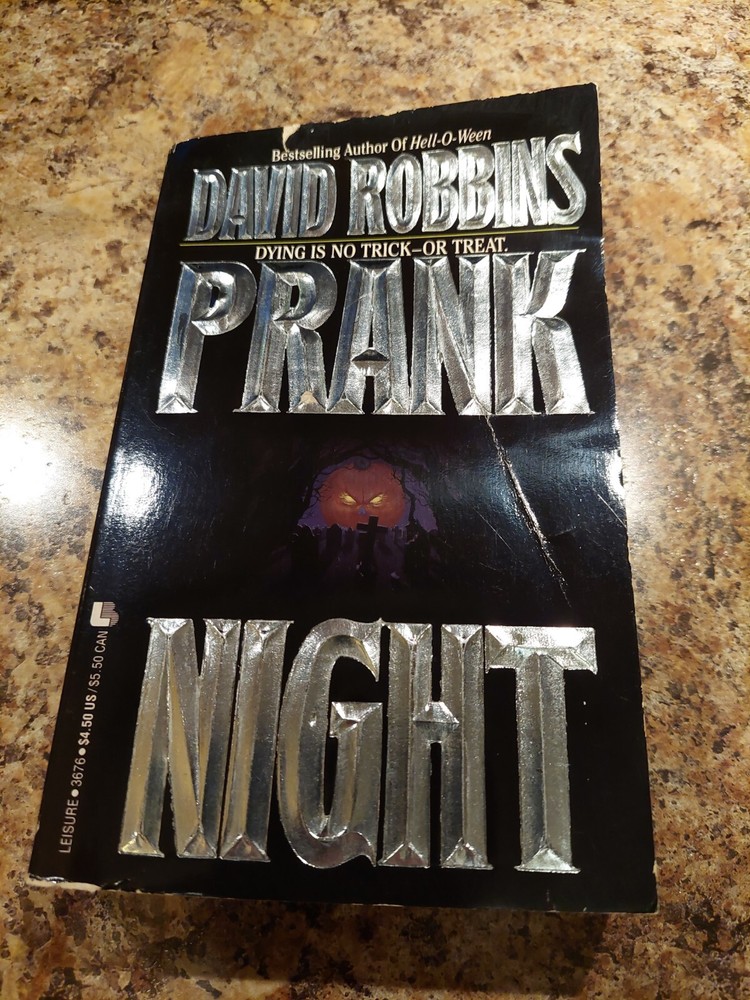 Prank Night by David Robbins 1994 Vtg Leisure Horror Paperback VG -