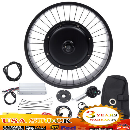 48V 1000W Fat Tire Front Wheel E-Bike Conversion Kit 20 Inch