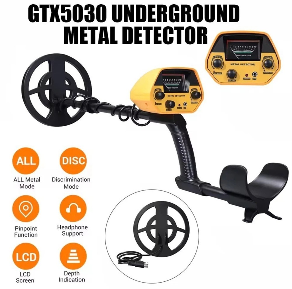 Gold & Silver Metal detector GTX-5030 With GP Pinpointer. Both New in Box.