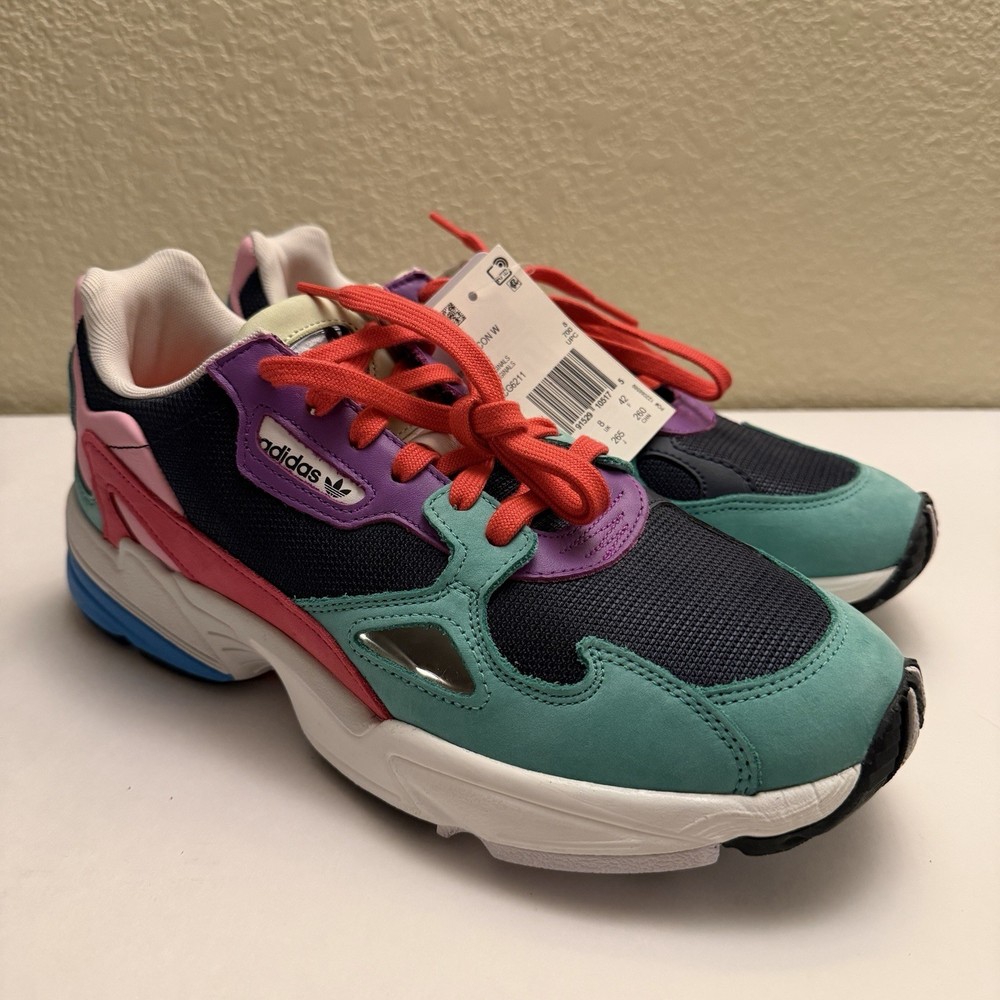 Adidas Originals Falcon Collegiate Navy Multicolor CG6211 Women's Shoes Sz 9.5