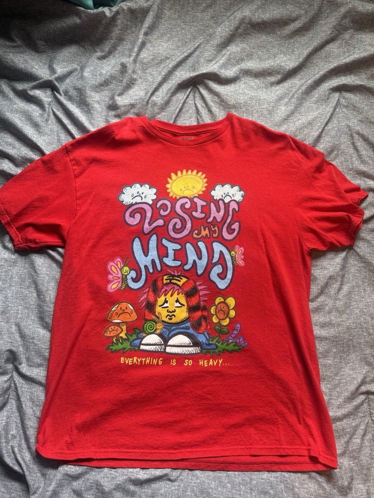 Teen Hearts Red Graphic Print Shirt