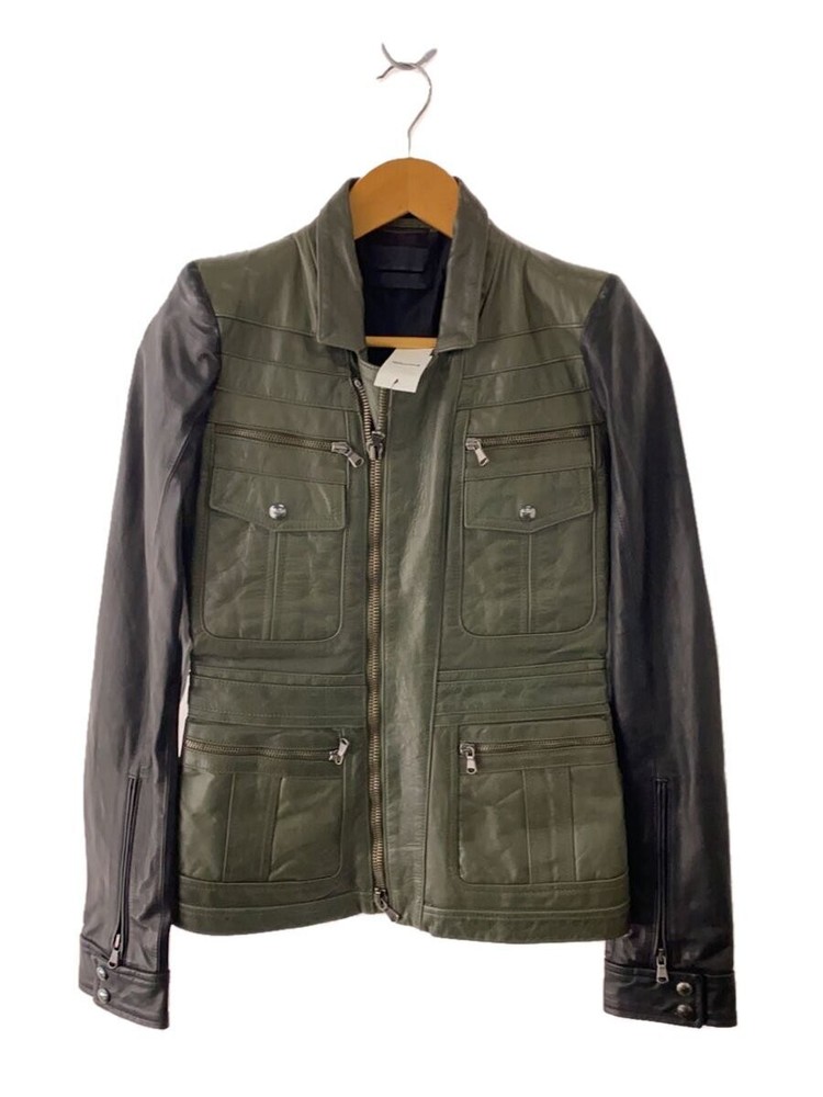 Diesel Blackgold Leather Jacket Blouson/-/Cowhide/Khk/Plain// 3505