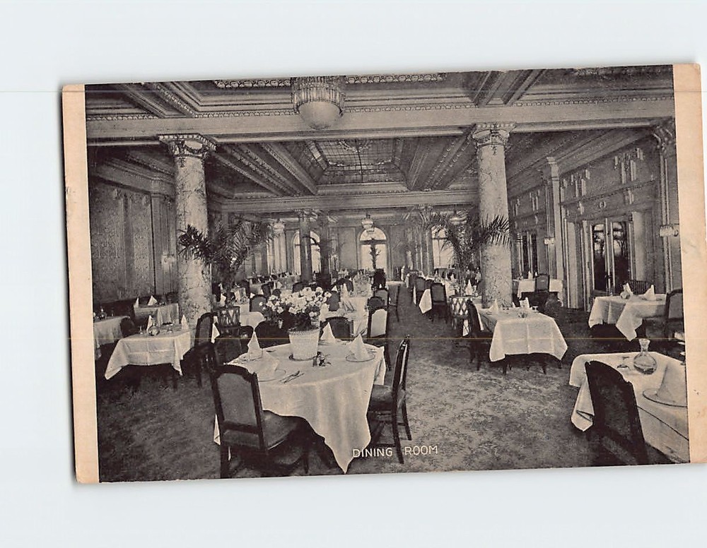 Postcard Dining Room Restaurant Hotel Woodstock New York City New York USA