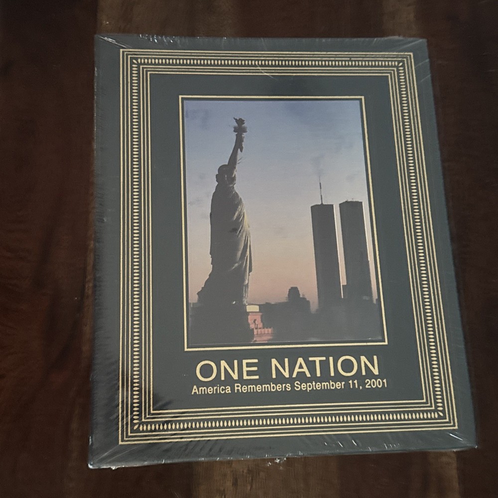 Sealed Easton Press One Nation America Remembers 9/11 Leather Book