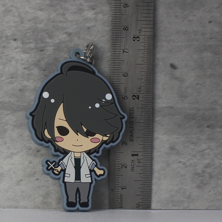 Psycho-Pass Nobuchika Ginoza. Rubber Mascot Strap Keychain