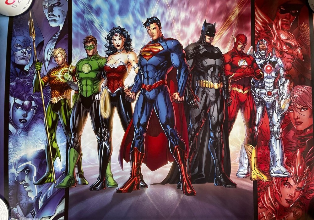 Justice League Jim Lee 22X34 sealed poster