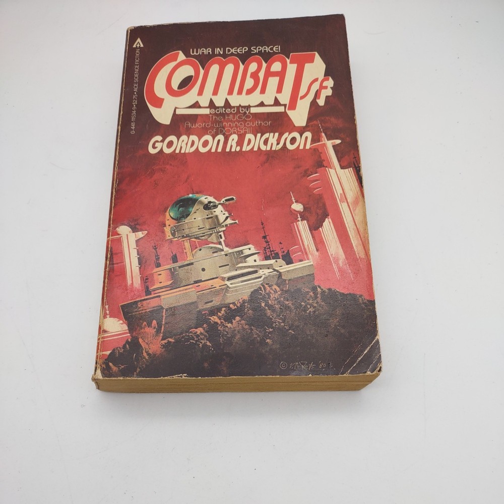 COMBAT SF Gordon R. Dickson Ace 1984 PB Gene Wolfe, Arthur C Clarke, David Drake-image