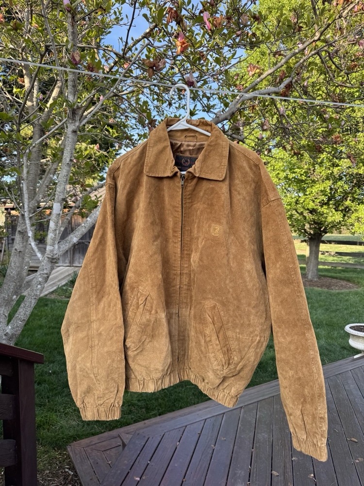 Vintage Leather Duck Head Men’s Bomber Jacket XXL Brown