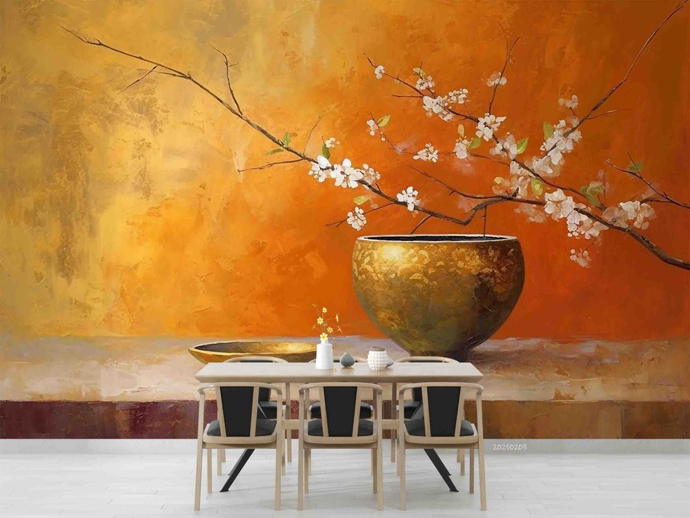 3D Flower Arrangement Oil Painting Wall Murals Wallpaper Murals Wall Sticker 15