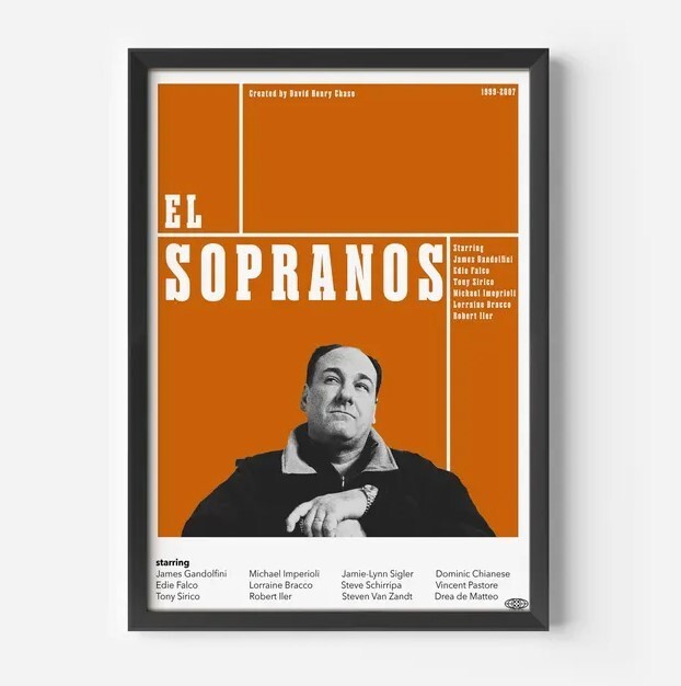 Vintage Inspired TV Show Print Retro Movie Poster Midcentury Modern Art