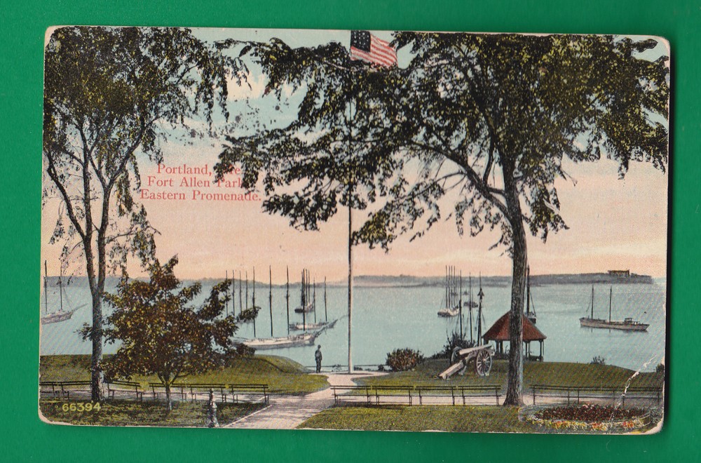 Maine - Portland, Fort Allen Park,Eastern Promenade  Pc 2183