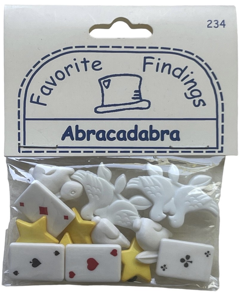 Buttons ABRACADABRA Magic Assorted Pack Favorite Findings Blumenthal Lansing-image