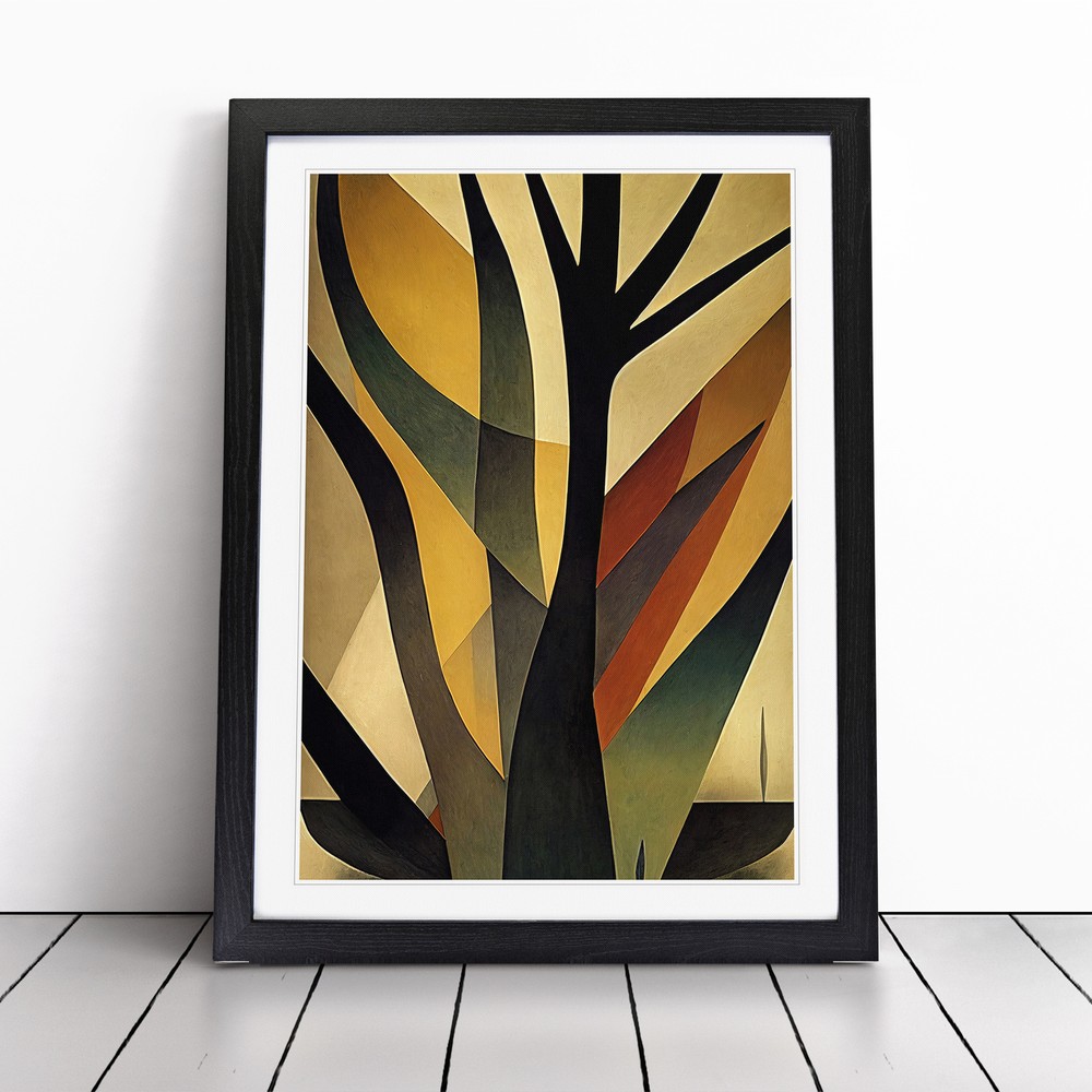Splendid Abstract Tree No.1 Wall Art Print Framed Canvas Picture Poster Decor