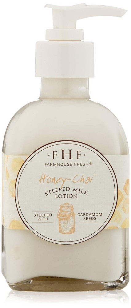 Honey Chai Infused Milk Lotion for Soft Skin 8 oz  