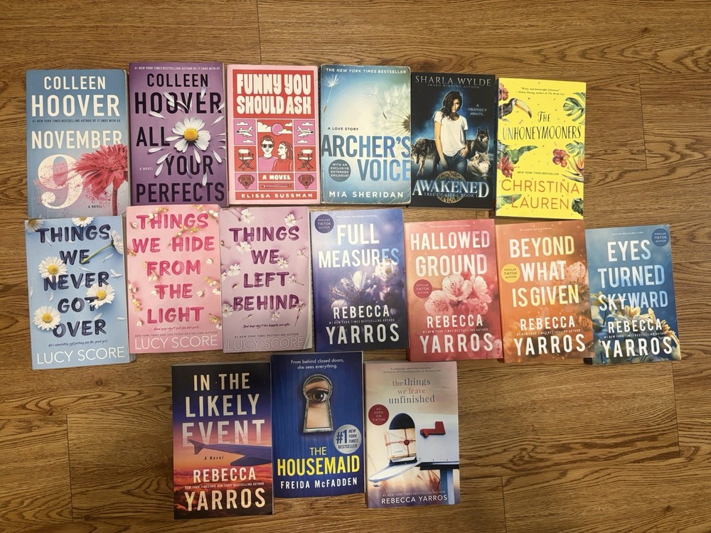 Popular Romance Book Lot