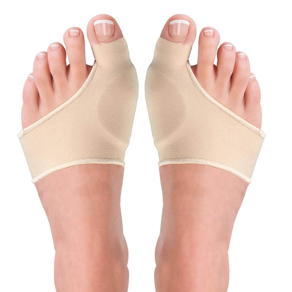 4 Bunion Relief Pads & Sleeves - Orthopedic Corrector Socks for Pain Relief
