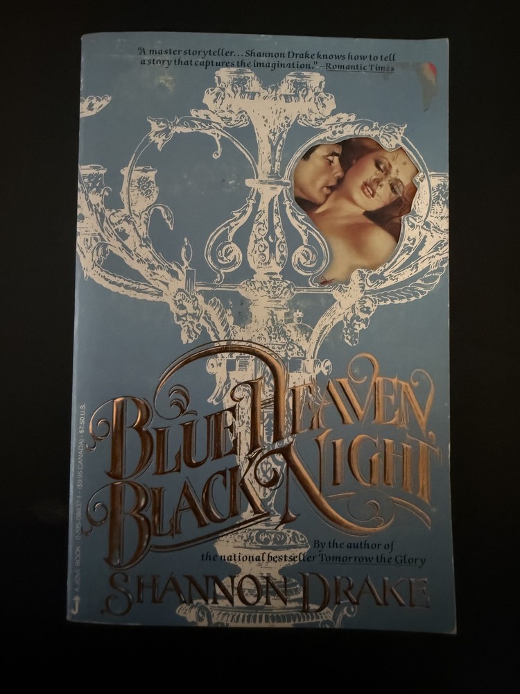 Blue Heaven, Black Night by Shannon Drake (1986) Jove Trade Paperback Romance