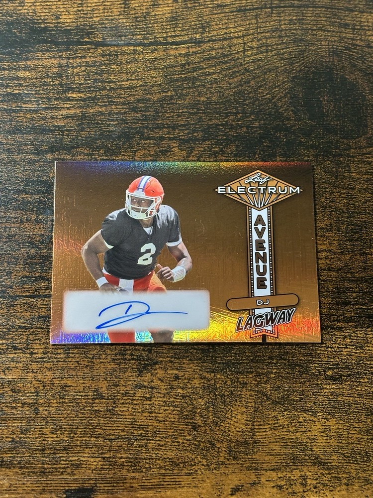 2024 Leaf Electrum Avenue Bronze DJ Lagway RC Auto /49 BAYLOR