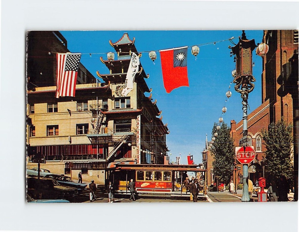 Postcard Chinatown San Francisco California USA