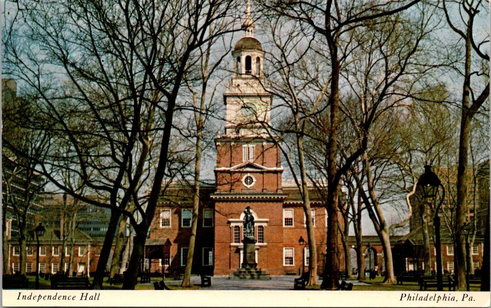 Dr Jim Stamps Postcard Independence Hall Building Philadelphia Pennsylvania