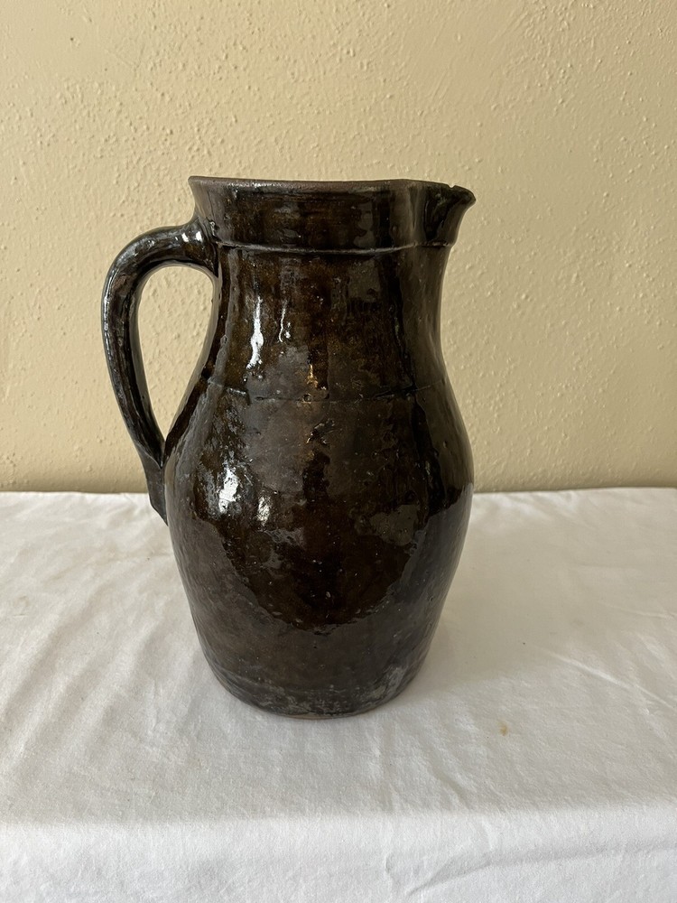 Crawford County Georgia Pitcher Ga Pottery Stoneware