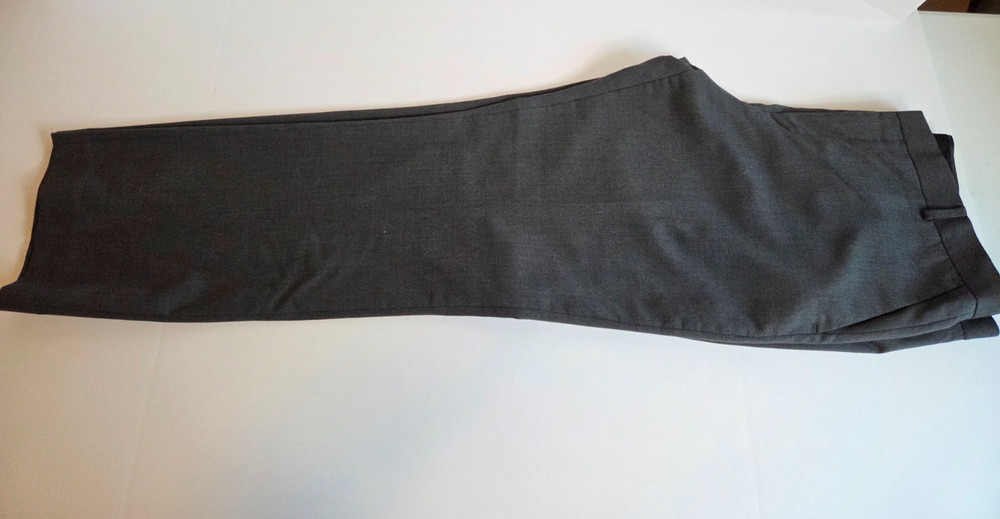 Express Photographer Dress Pants Mens 38x32 Gray Wool Blend Slim Fit
