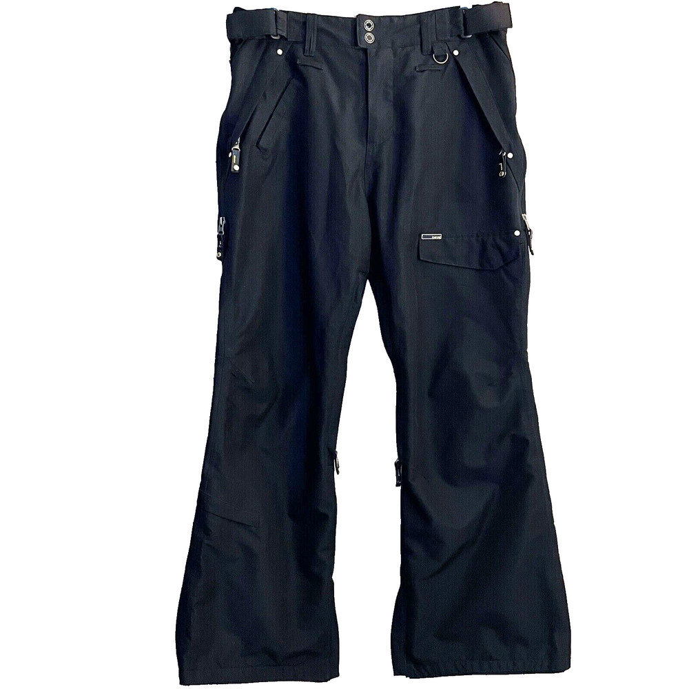 Empyre Women's Size Small 10,000 MM Black Lined Ski ~ Snowboard Pants EUC