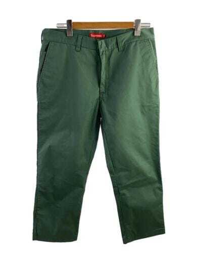 SUPREME workpants straight pants 34 polyester GRN