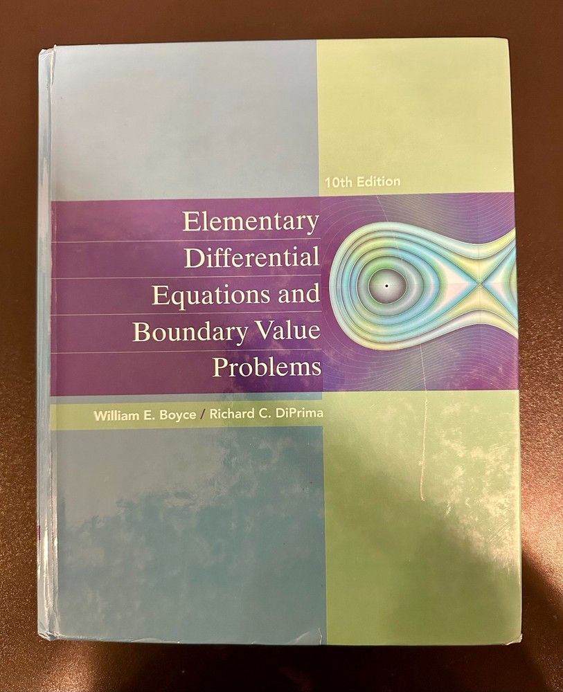 Elementary Differential Equations and Boundary Value Problems 10th Ed by Boyce
