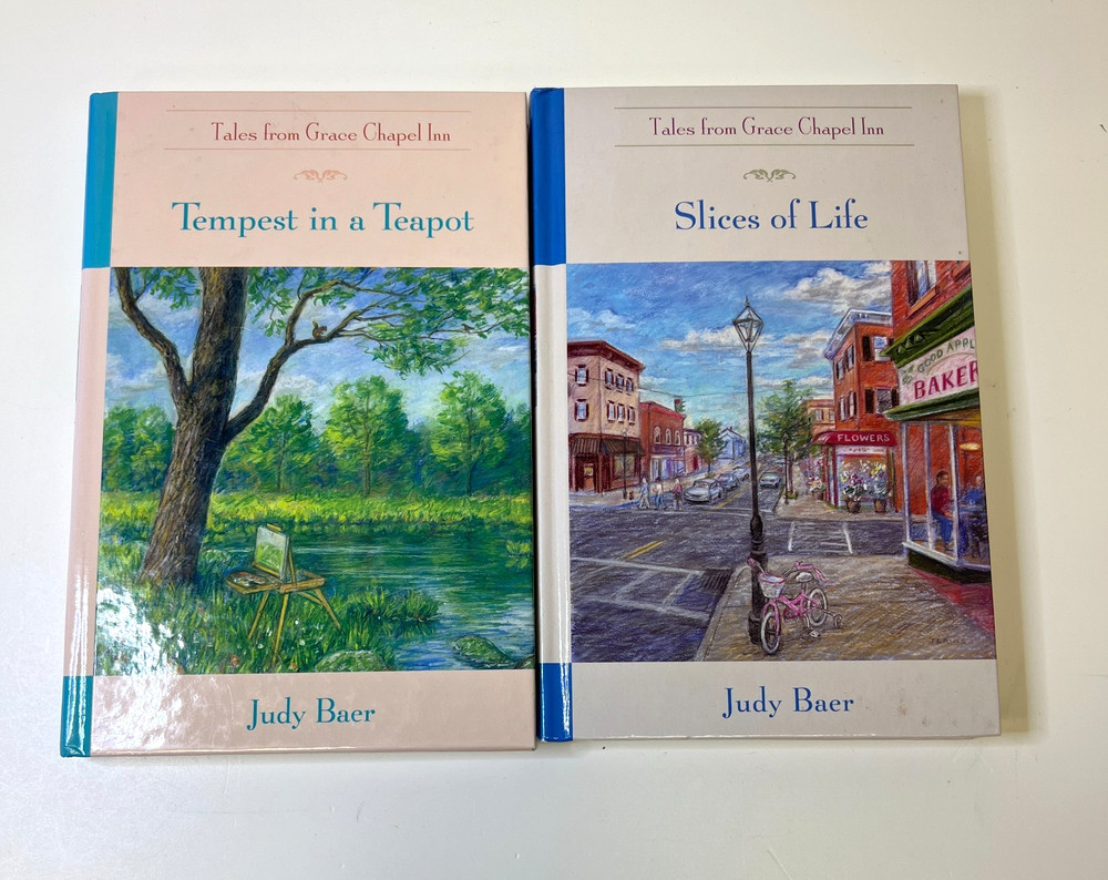 Tales from Grace Chapel Inn Lot x 2 Tempest in a Teapot & Slices of Life Baer, J