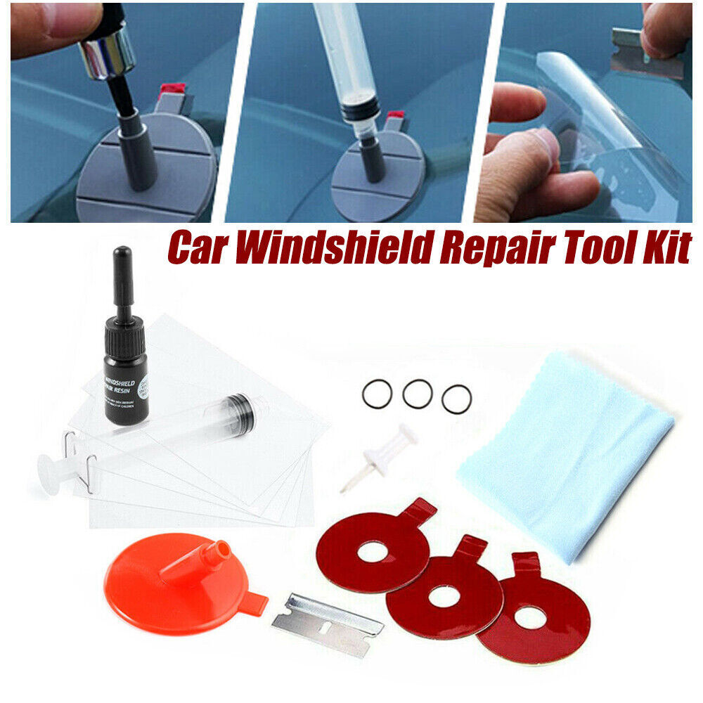 Car Windshield Windscreen Glass Scratch Chip Crack Repair Fix Tool DIY Kit* New