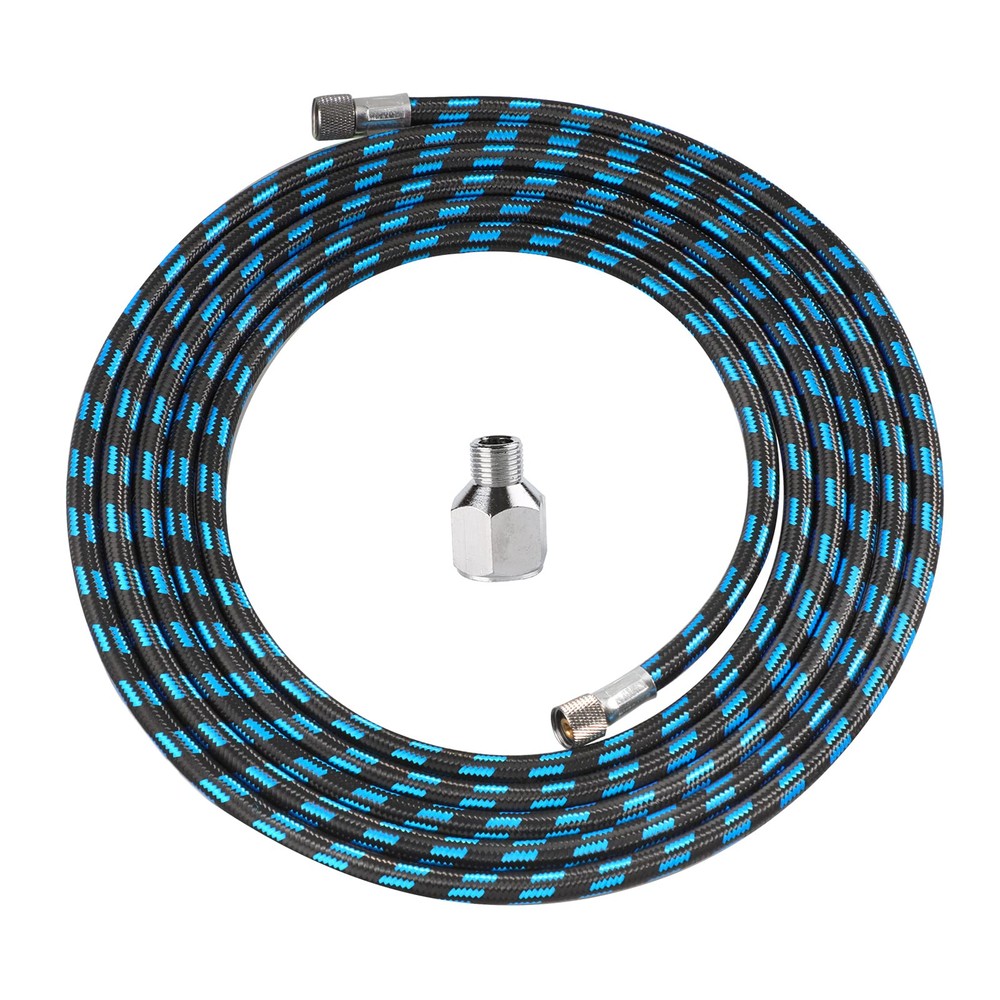 Airbrush Hose 10 Foot Nylon Braided Air Hose with 1/8” Size On Both End and A...