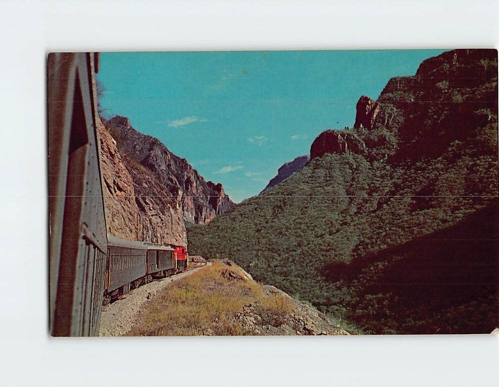 Postcard Chihuahua-Pacific Railway Sierra Tarahumara Mexico