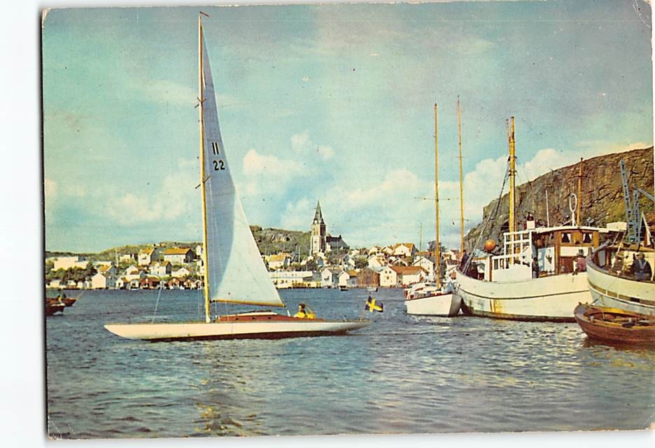Postcard Scenic View in Fjällbacka Sweden