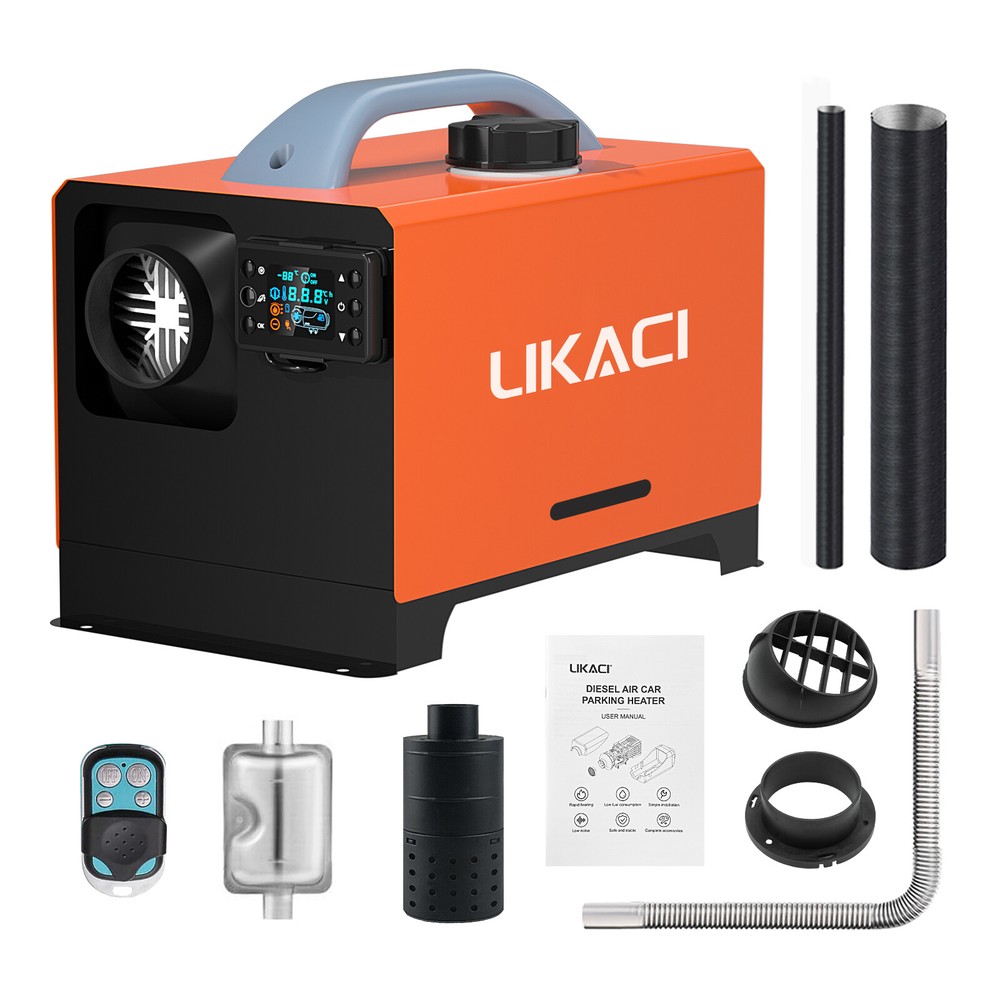 Diesel Air Heater All in one 8KW 12V/24V Car Parking Heater LCD RV Truck Trailer