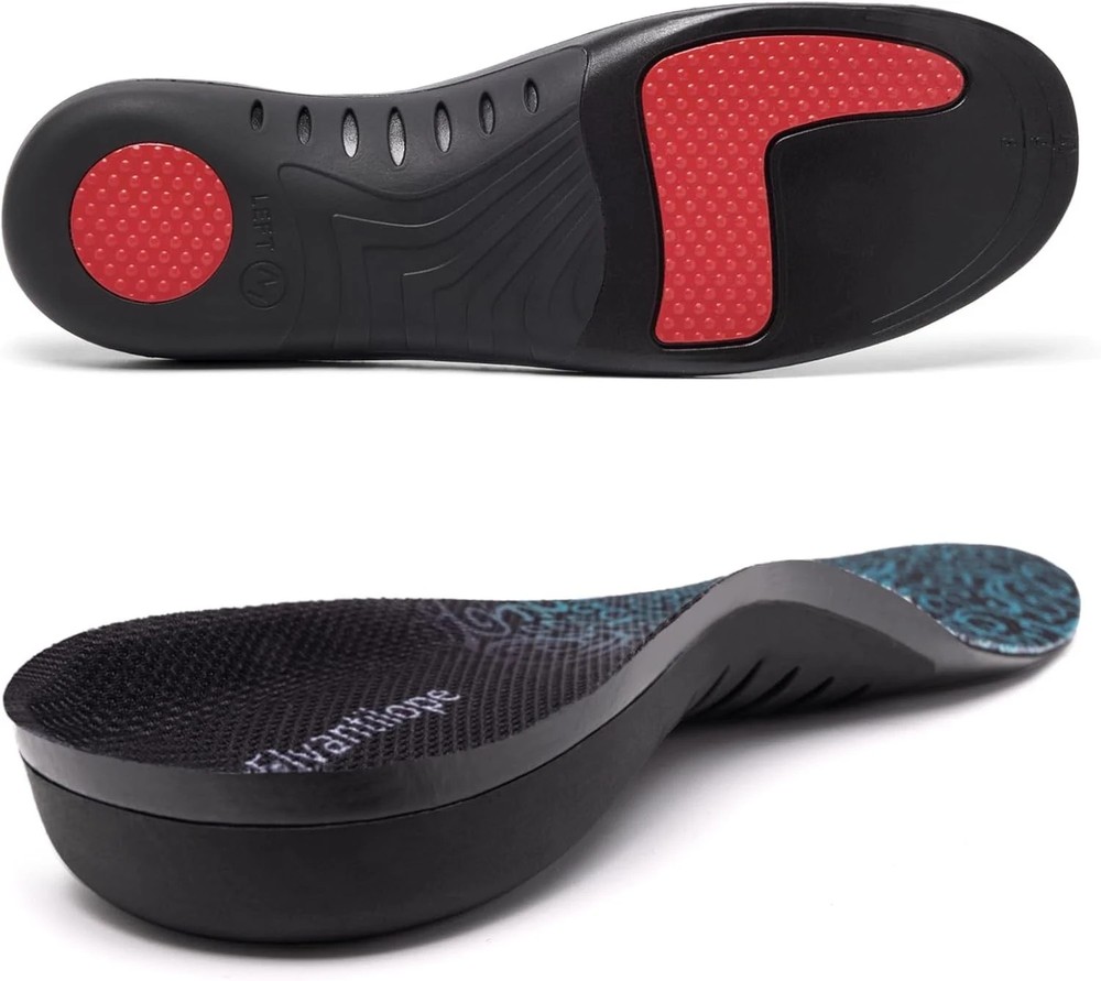 Plantar Fasciitis Insoles for Men Women, 220+ lbs Heavy Duty Support Pain Relief