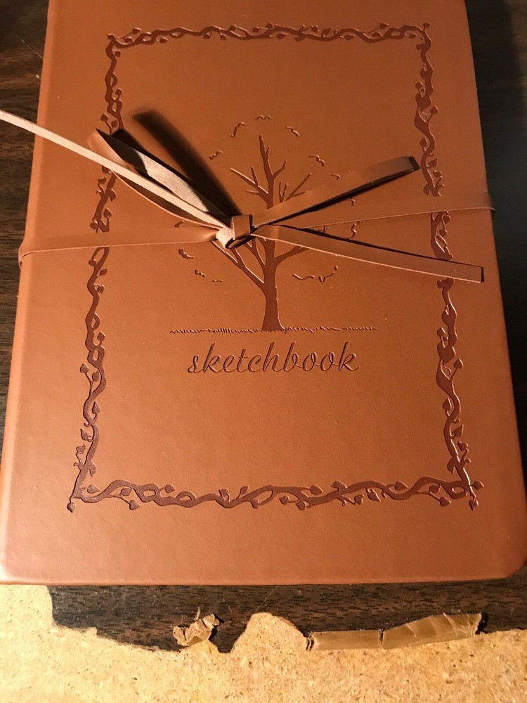 Artist's Loft Leather Sketchbook with Acid-Free Paper for Drawing-image