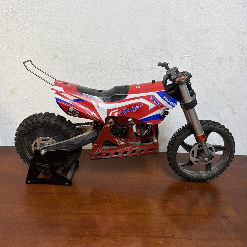 Sky RC Remote Control SR5 Dirt Bike 1/4 Scale Brushless Used