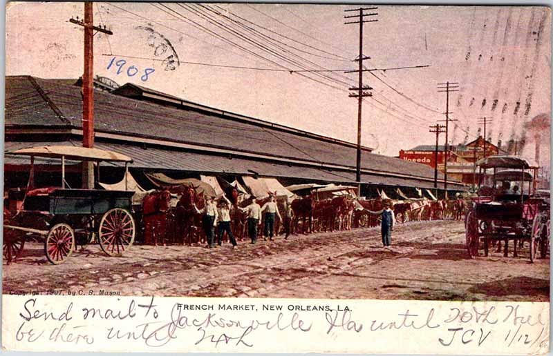 Postcard SHOP SCENE New Orleans Louisiana LA m/09 AO5209