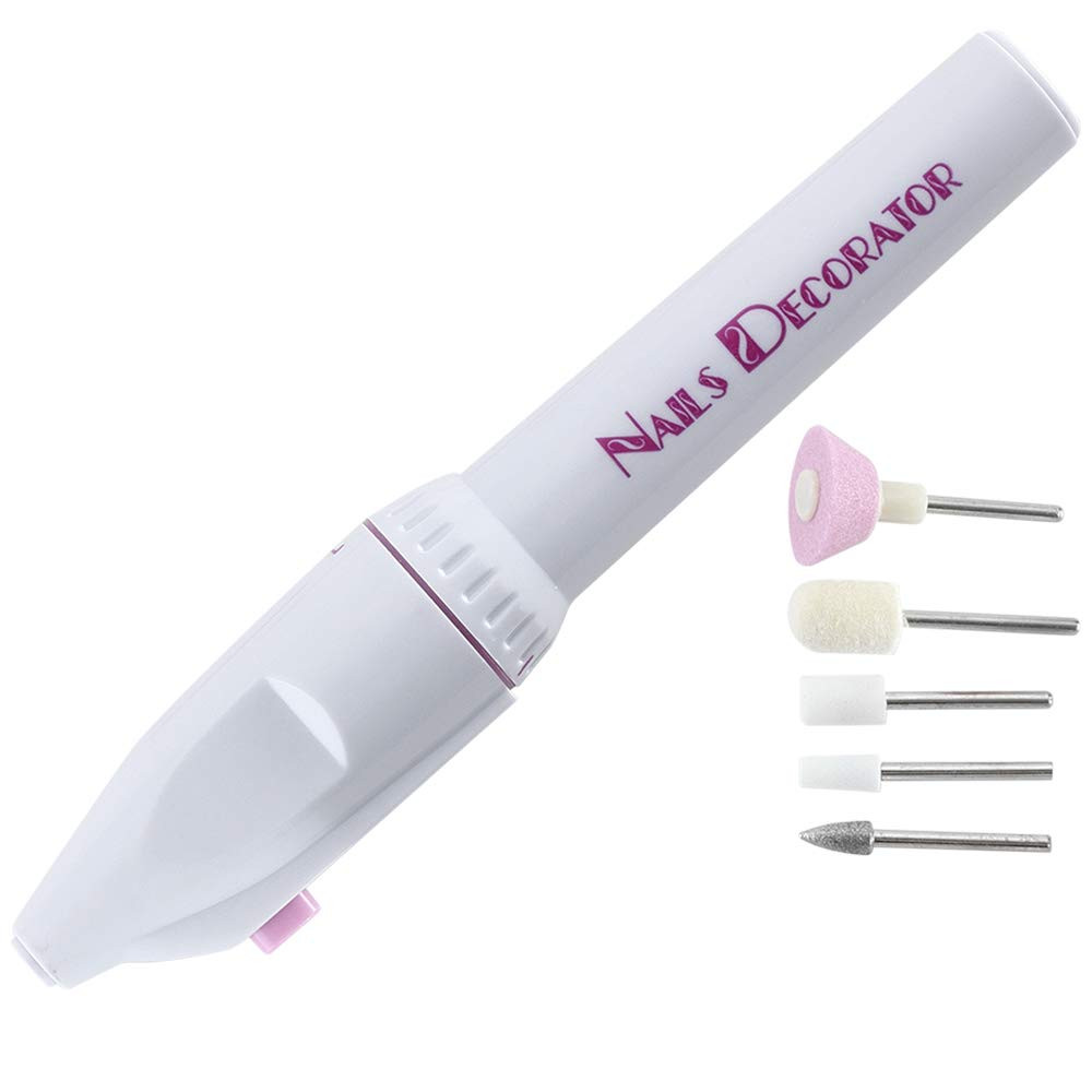 Electric Manicure Set, YFS 5-in-1 Nail Files & Buffers