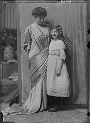 Photo:Burden, J.A., Mrs., and child Florence, portrait photograph