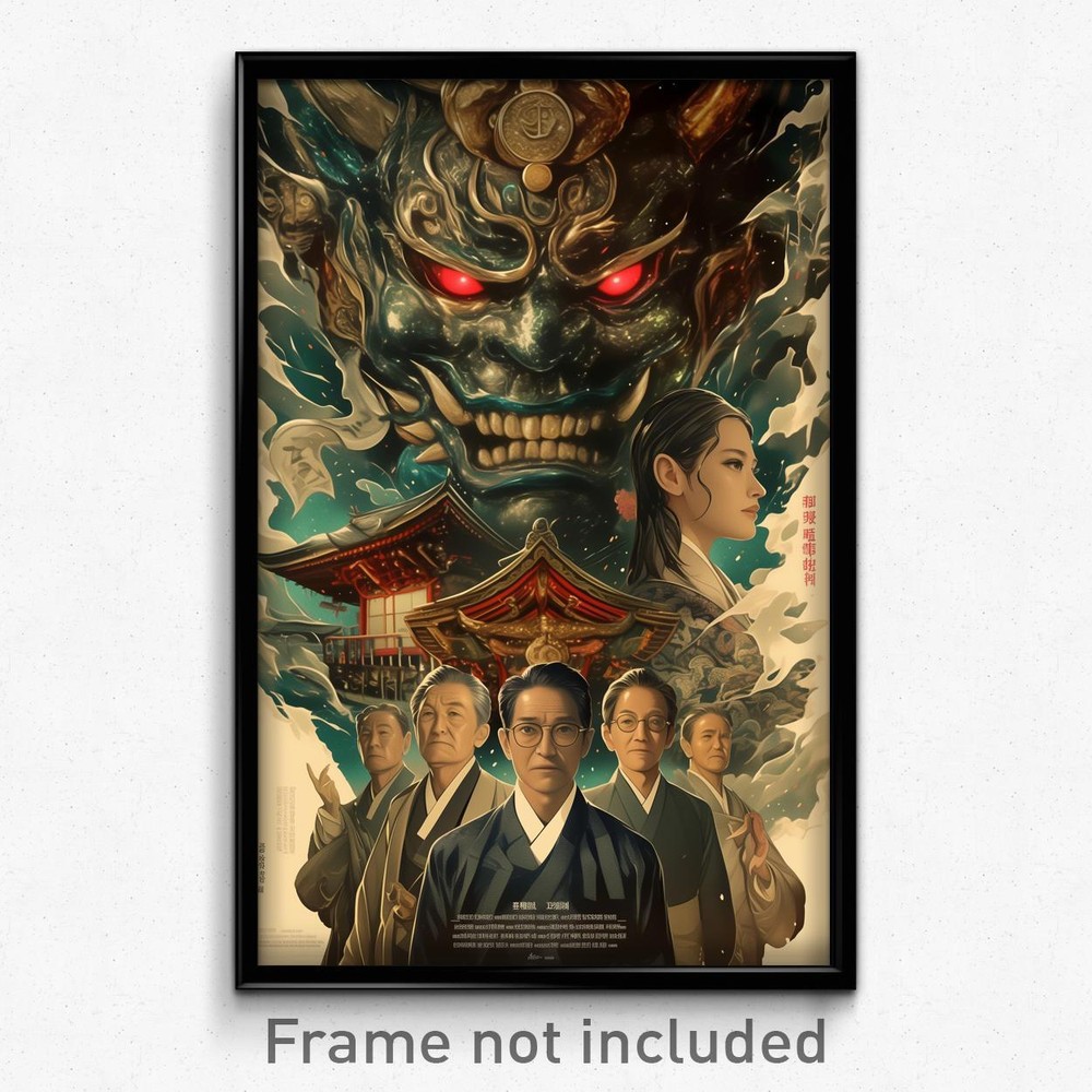 Korean Movie Poster - Rare Peak (Korea Psychedelic Trippy Art Retro Film Print)