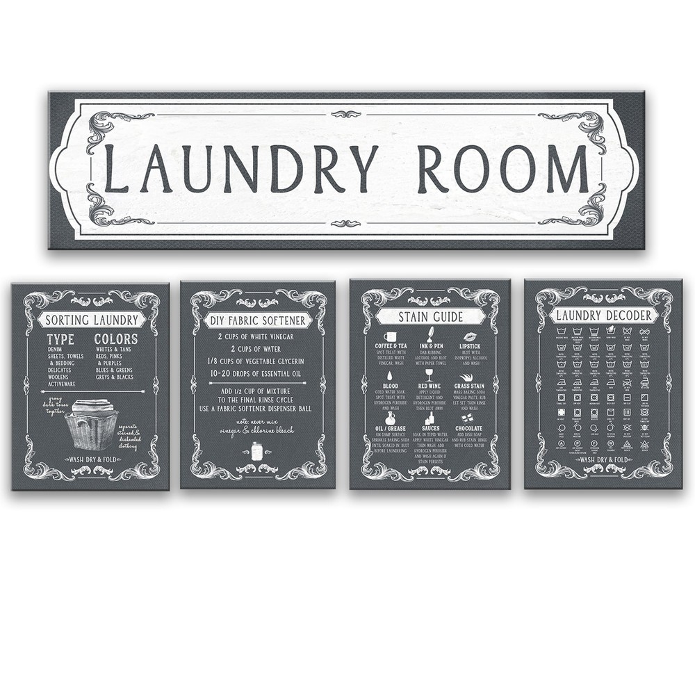 'Southern Hospitality XXX' 5 Piece Wrapped Canvas Set by Grey Overall 48