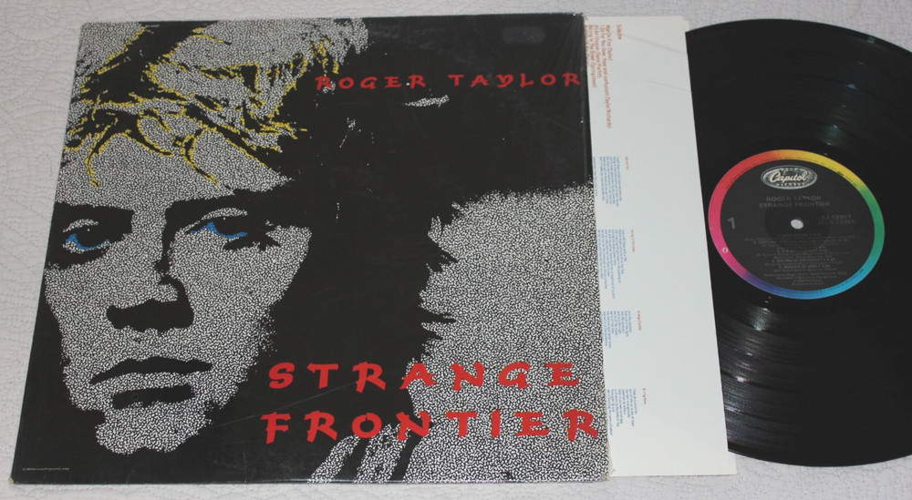 ROGER TAYLOR (of Queen) - Strange Frontier  (Original 1984 US LP Vinyl)  NM/NM