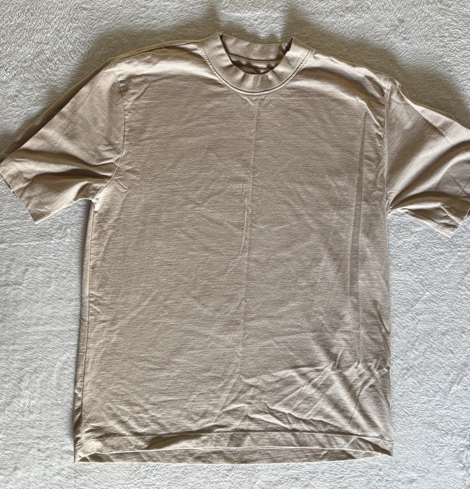 • Vox Populi Beige Crew Neck T-shirt Men’s Size Small