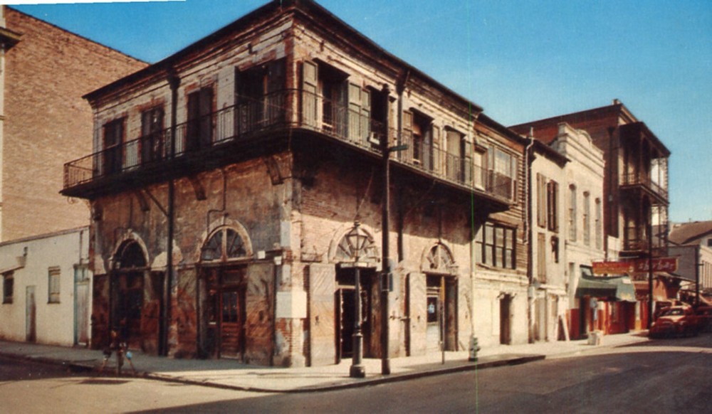 New Orleans Louisiana Old Absinthe House Bourbon Street Postcard-image