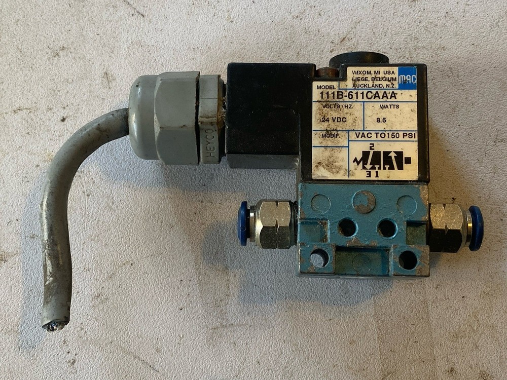 MAC Valves 111B-611CAAA Solenoid Valve 24VDC 111B-611CA