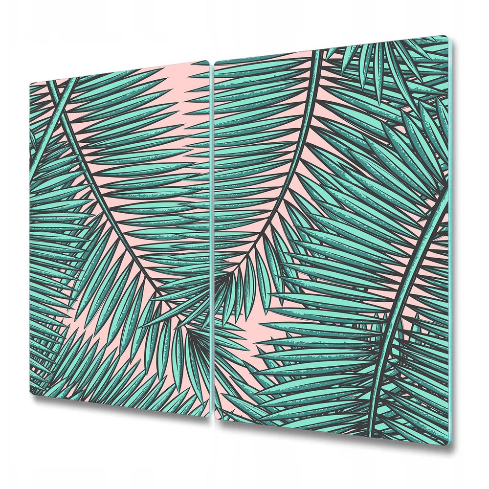 Glass Chopping Board Exotic Leaf Tropical Floral Floral Leaves art 2x30x52