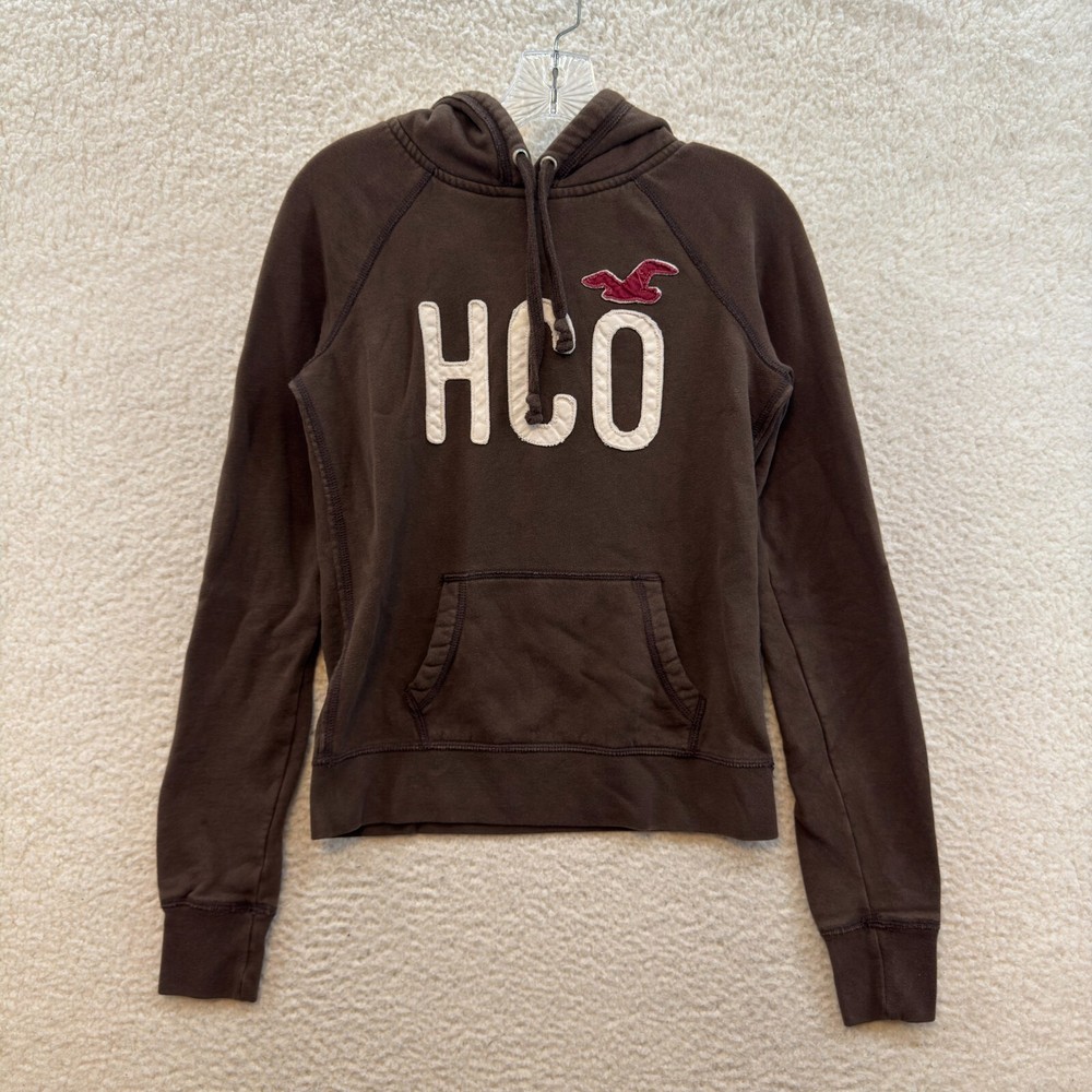 Y2K Vintage Hollister Hoodie Sweatshirt Sweater Brown Bella Swan Fairy Grunge