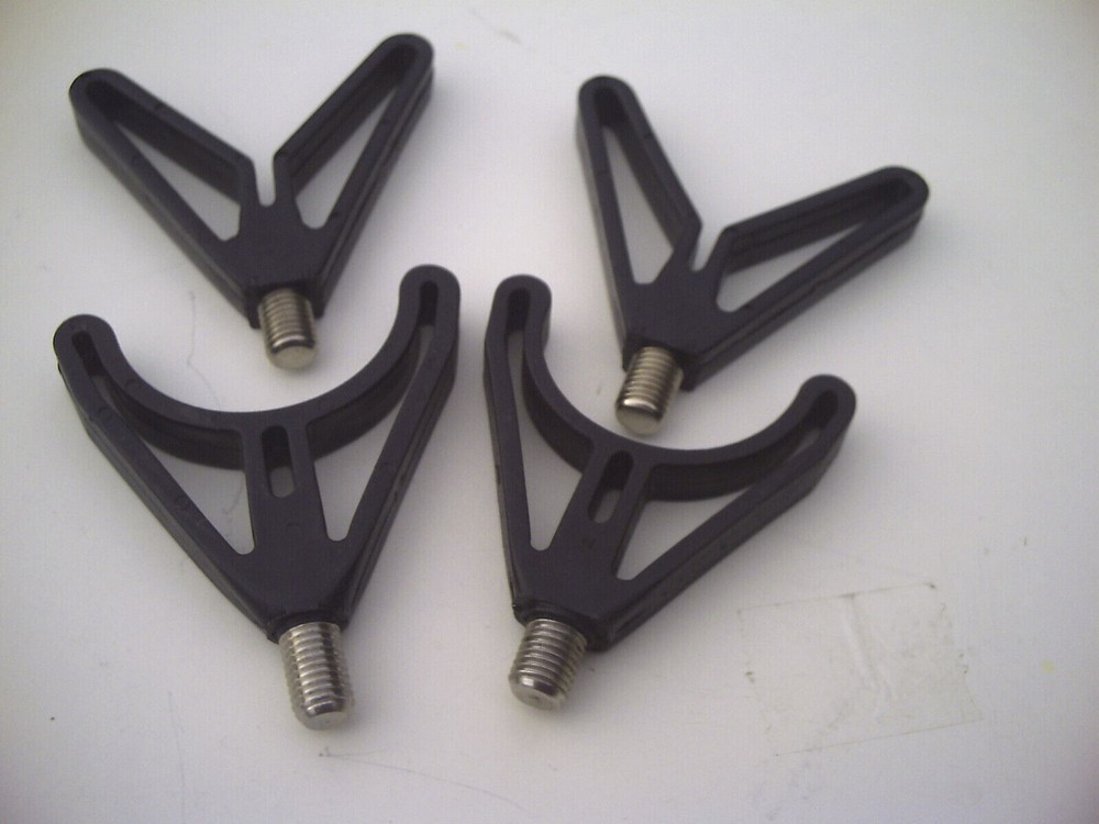 Heavy Duty V & U Rod Rest Heads. Fit all Buzz Bars & Banksticks. Carp & Coarse.